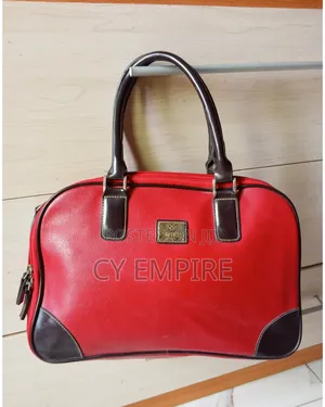 Vintage Red Espresso Satchel Bag