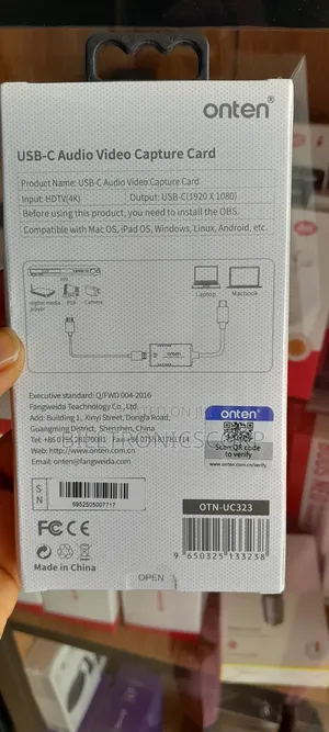 Onten Usb C Audio Video Capture Card