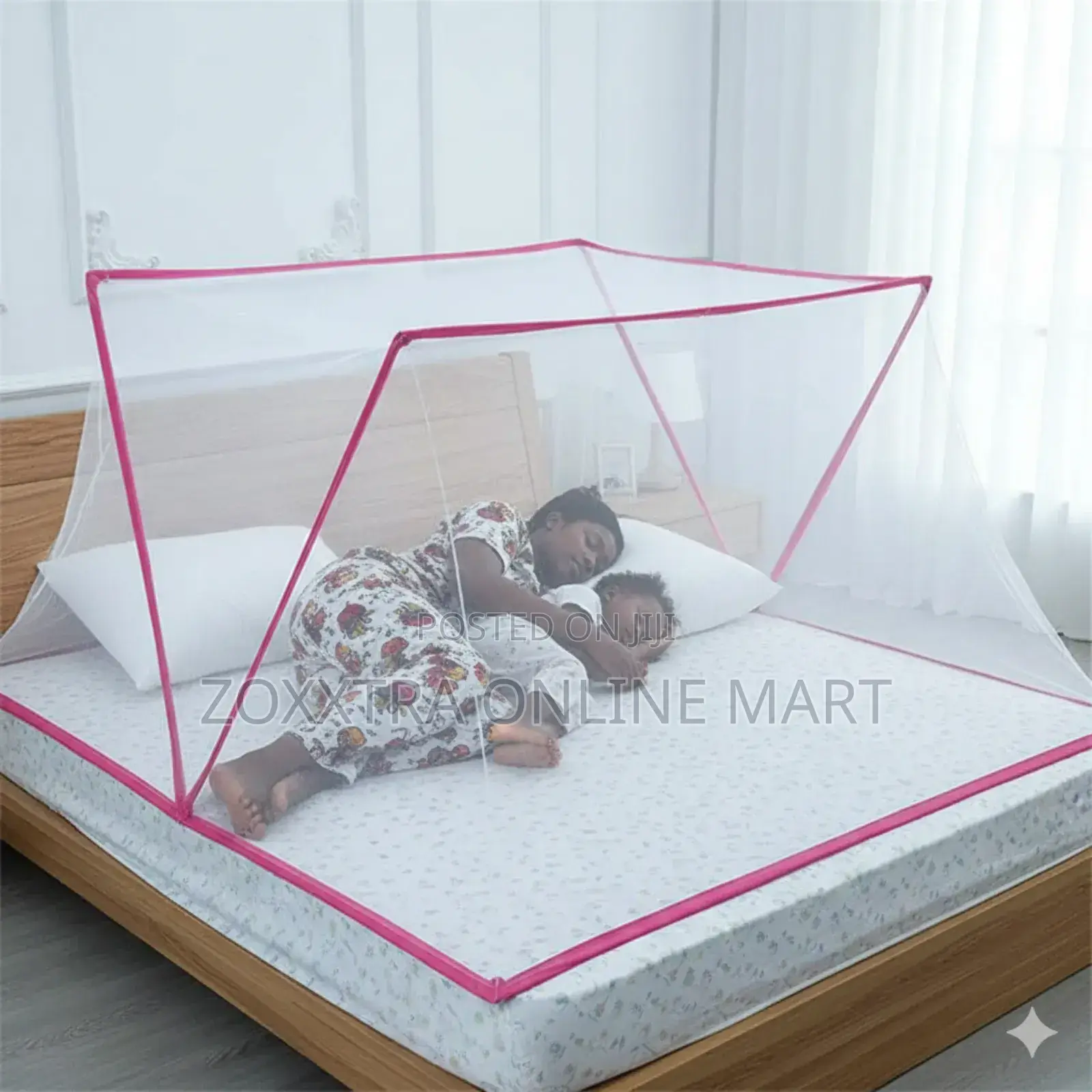 6by6 and 7by7 Rectangular Foldable Mosquito Net