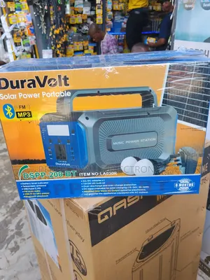 Duravolt 200w Portable Power Station With Bluetooth Bulb DSPP-200bt