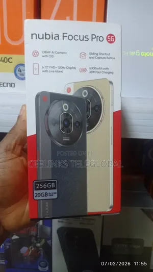 New ZTE nubia Focus Pro 256 GB Blue