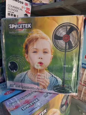 New Spacetek Standing Fan With Year Warranty and Safe Delivery