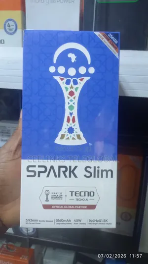 New Tecno Spark Slim 256 GB Blue
