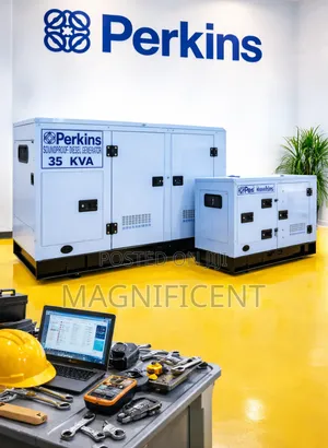 35 Kva Original Perkins Generator 100% Copper Coil