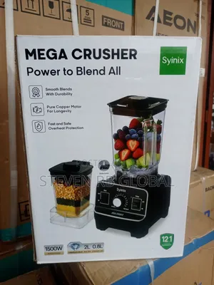 Syinix Mega Crusher Blender – 2l | 1500w Super Power