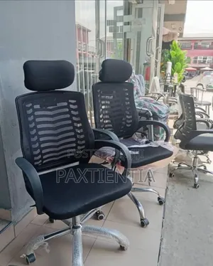 Black Modern Swivel Office Chair