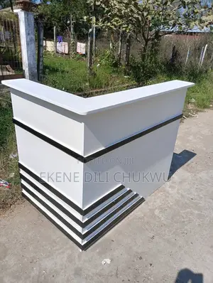1. Modern Corporate Reception Front Desk