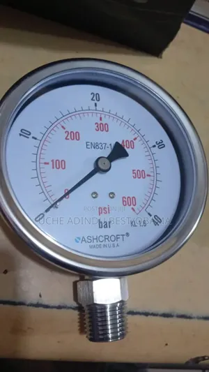 Ashcroft Pressure Gauge 0_600psi /40bar 4 Inches