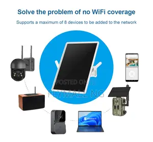 4g Router Solar Panel Outdoor Wireless 4g Lte Sim Card Wifi Router