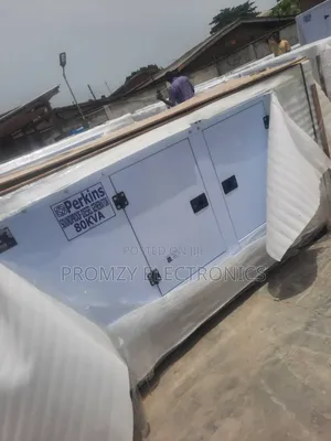 (80kva) Brand New Perkins Diesel Soundproof Generator 2years Wty