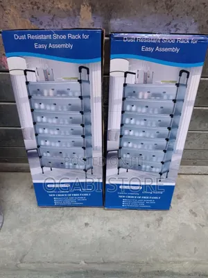 8 Layers High Quality Dust-Proof Cover Shoe Rack