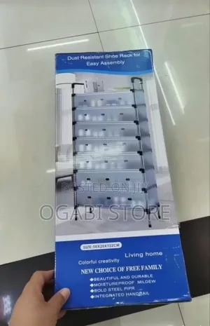 8 Layers High Quality Dust-Proof Cover Shoe Rack