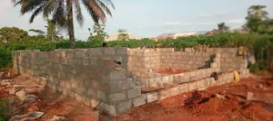 Half Plot of Land for Sale With 2 Bedroom Flat on Top at Oke Ore