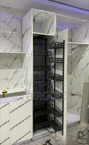 Kitchen Pantry Six Ladder Grey Color
