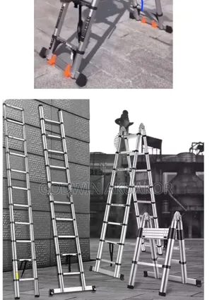 4.7 Meters Telescopic Aluminum Ladder