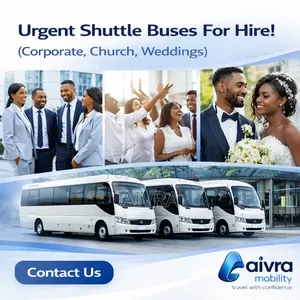 Urgent Shuttle Buses For Hire! (Corporate, Church, Weddings)