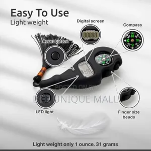Digital Finger Tasbih Tasbeeh With Compass Night Light