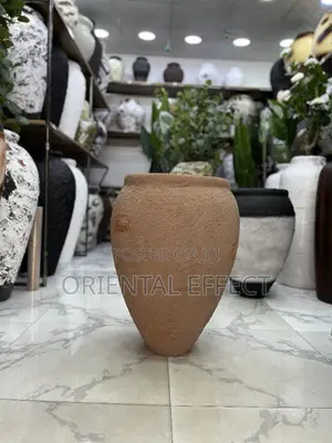 Lake Pot (Earth Brown) Large Decorative Indoor Outdoor Planter