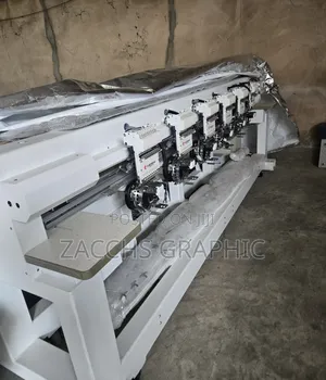 6 Head, Embroidery Monogram Machine
