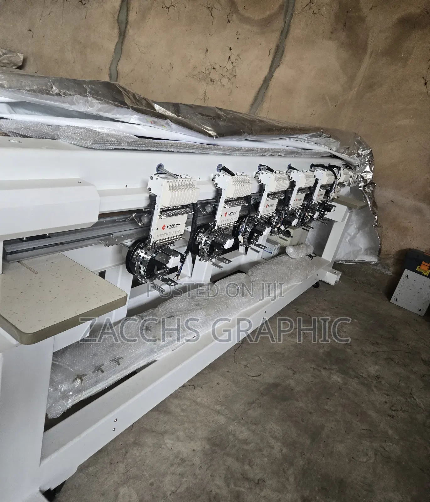 6 Head, Embroidery Monogram Machine