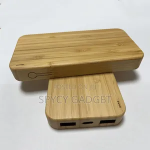 Portable 10000mah Wooden Power Bank