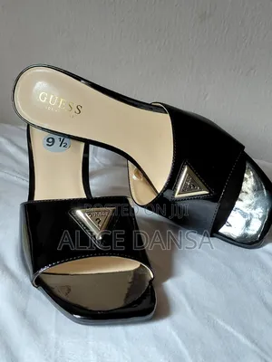 Original Guess Patent Slide Heel (Spool/Kitten Heel)