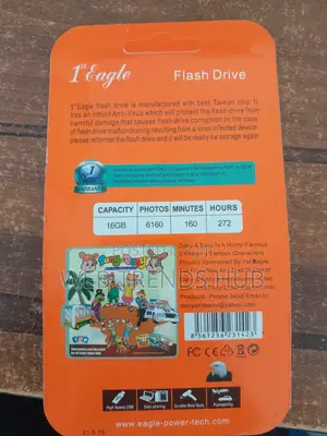 1st Eagle 16gb Otg Dual Usb Flash Drive - Anti-virus High Speed