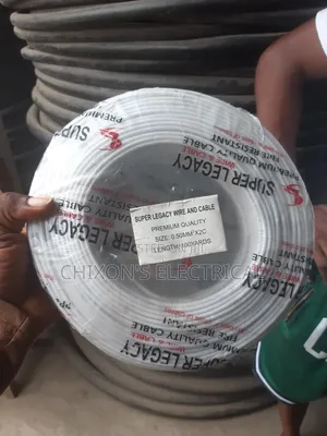 O.75mmx2core Flexible Wire White