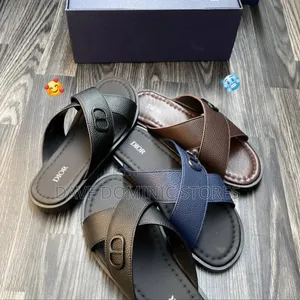 Luxury Dior Oblique Slides