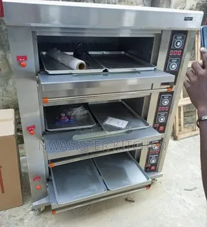 6 Trays Gas Oven Industrial Machine