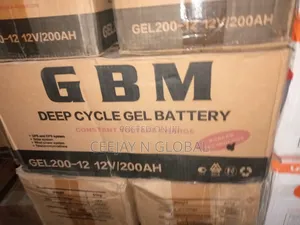 Solar GBM 200ah Deep Cycle Dry Cell 12v Battery