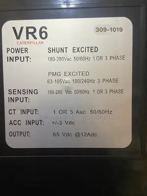 Vr6 Generator Avr (Cat)
