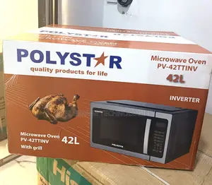 Heavy Duty Polystar 42l Inverter Microwave Oven