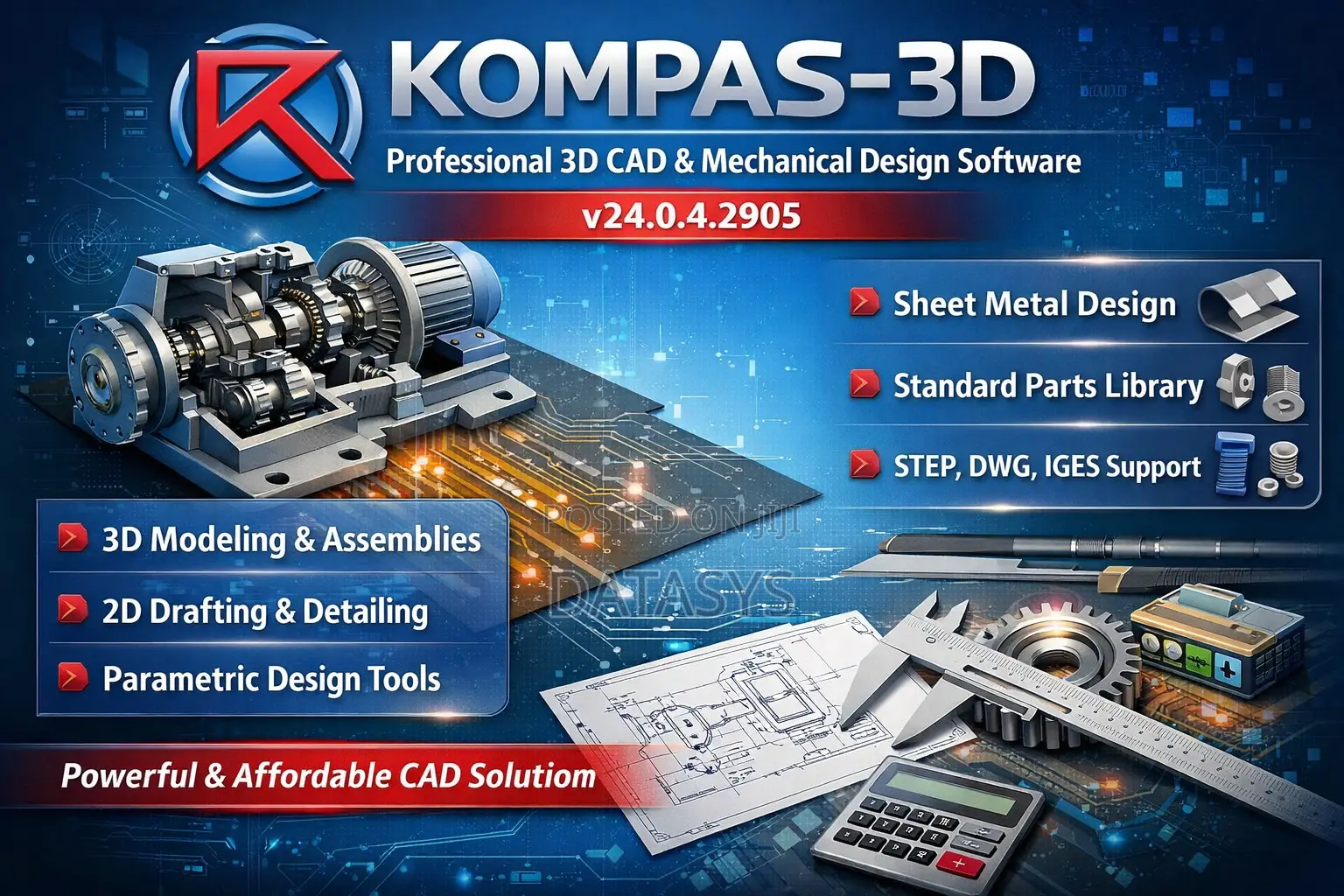 Kompas-3d V24 – Professional 3d Cad Mechanical Design Software