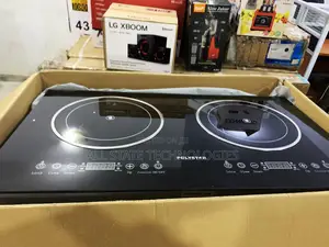 Polystar 2 Burner Glass Surface Cooker