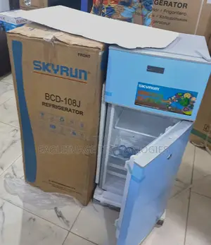 Skyrun BCD-108 85l Fridge: Separate Freezer Fridge Doors - Brand New