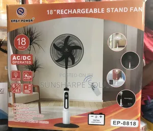 Rechargeable Solar Fan