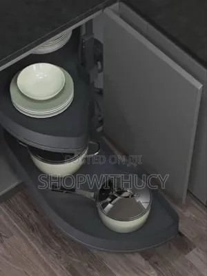 Magic Corner Pull-Out Swing Tray System
