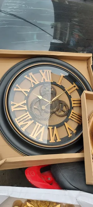 Nordic Vintage Wall Clock With Roman Numerals