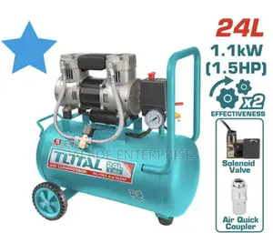 Total Air Compressor Silent And Oil Free 24 Lit