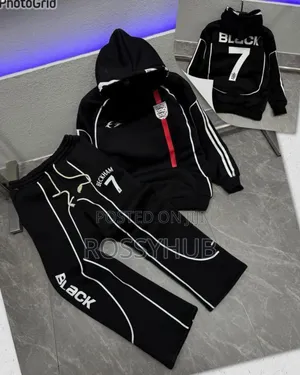 Male 2pcs Set Up and Down Joggers
