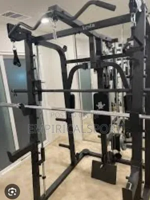 Sqat Rack With Olympic Barbell