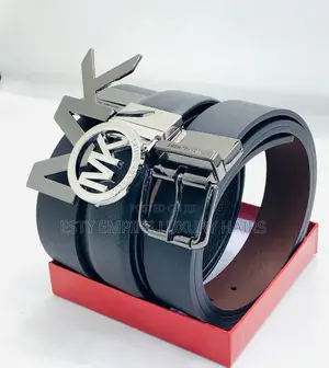 High Quality Luxury Michael Kors Pure Leather Waist Belt