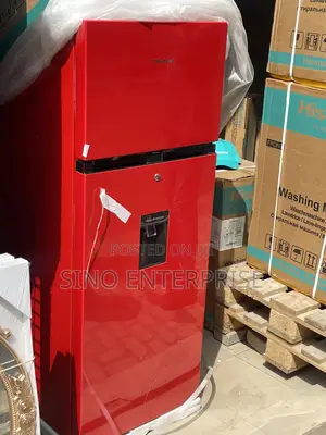 Hisense Refrigerator With Water Dispenser Ref 205 DRB (Red