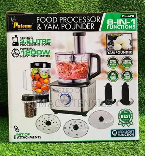 Paloma Food Processor and Yam Pounder - 1200w