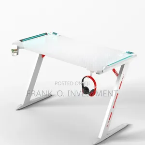 RGB Gaming Table With Z Base Designed Support Frame