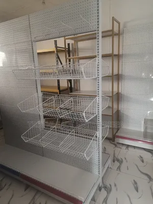 Latest Design Supermarket Center Shelve With Baskets