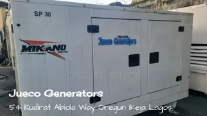 27kva Old Model Perkins Mikano Soundproof Generator for Sale.