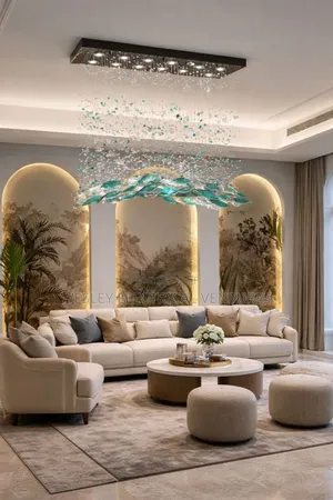 Crystal Stone Led Chandelier Light