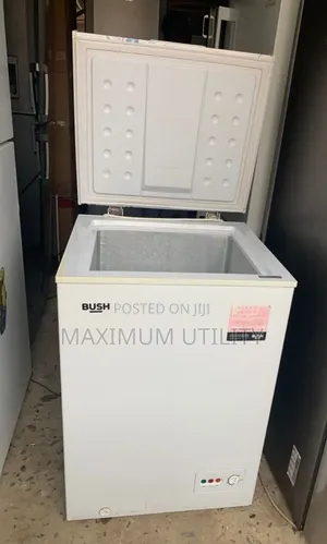 Bush 100 LTRS Uk Used Step Down Chest Freezer, Factory Fitted